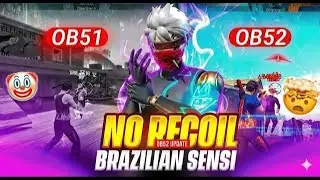 OB52 BEST SENSITIVITY 🔥⚙️| NO RECOIL ❌ 💯 WORKING ✅ | FOR ALL DEVICES 📱✅ | BEST SENSI