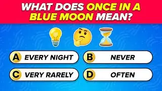 🇬🇧 Guess The Idiom Quiz! 50 English Phrases | What Does It Mean? 🤔