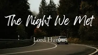 The Night We Met - Lord Huron (Lyrics)