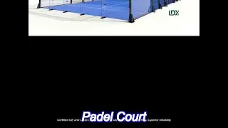 super 360&deg; panoramic padel tennis court sports panoramic paddle court