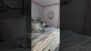 A Duvet set on a king size bed.