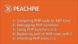 Advanced PHP/C# Interoperability with Peachpie Compiler