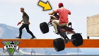 GTA V Online: PARKOUR vs QUADRICICLO - A BATALHA MAIS ZOEIRA!!!
