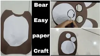 How to make a Bear step by step/paper craft activity Bear/Make in bear costume ideas #crafts  