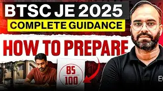BTSC JE 2025 | HOW TO PREPARE 🔥🔥 |  #electrical #sureshsir #btscje