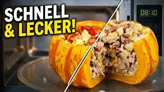 ⏱️ Leckeres Kürbis für Eilige!⏱️ Einfaches und schnelles Rezept! Mikrowellen Kürbis.