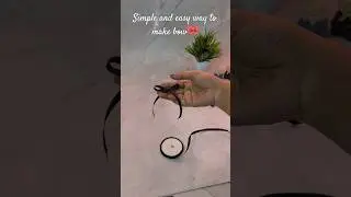 easy way to make ribbon 🎀#cake #tips #bow #cakenkitchen #homebaker #trending #shortsviral #birthday
