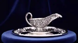 Серебряный соусник Kirk Stieff Gravy Boat