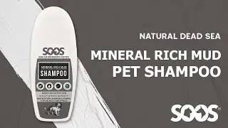 Natural Dead Sea Mineral Rich Mud Pet Shampoo For Dogs & Cats - Soos Pets by Soos Brands