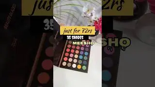 Meesho 35 shades Eyeshadow pallet just @ 72 rs #meesho#trending#viral#shorts#unboxing