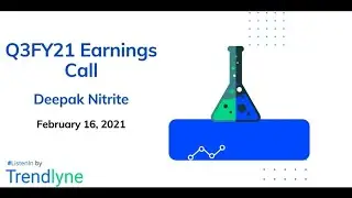 Deepak Nitrite Earnings Call for Q3FY21