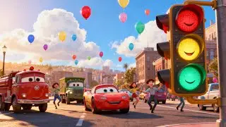 🚦 Traffic Light Song | Nursery Rhymes & Kids Songs! 🚗✨
