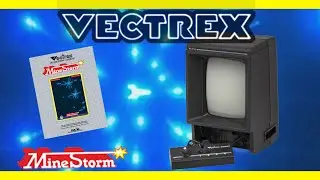 The VECTREX and it's built-in game MINESTORM