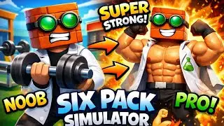 I Trained to Become SUPER STRONG in Roblox Six Pack Simulator 💪🔥 | Science Brick