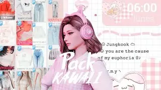SIMS 4 PACK KAWAII\SOFT ALPHA ❥◕⩊◕🌸