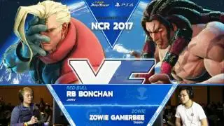 SFV: RB Bonchan vs Zowie Gamerbee - NCR 2017 Top 8 - CPT 2017