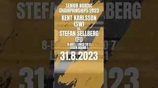Kent Karlsson sw vs  Stefan Sellberg fi 8 Ball | Race to 7 loser ROUND 1 Grey minimalist busines