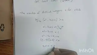 Vinit Patil from B.Tech IIT Patna explaining solution for CAT 2025 problem