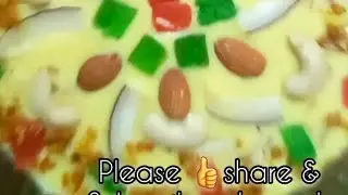 Fruit Cake Custard recipe easy desert recipe by Fine chefs