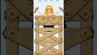 Wood Nut Sort Screw Master Game || Android Game Play  #nutsbolts #woodnutsandbolts  #screwmaster