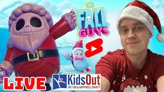 LIVE - NEW FALL GUYS CHRISTMAS EVENT! UNLOCKING THIS STREAM! VERTICAL STREAM