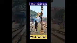 Fake Train Horn prank #shorts#short #shortvideo #subscribe #viral #viralshort #video #viralvideo