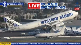 🔴LIVE Plane Spotting at Los Angeles International Airport (LAX)