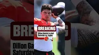 Dillon Gabriel set to start Saturday in preseason game vs. Eagles #shorts #breakingnews