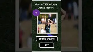 Most WT20I Wickets #cricket #cricketnews #womenst20wc2024