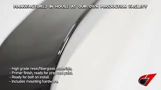 C7 CARBON C5 Corvette Race Edition Spoiler Fiberglass