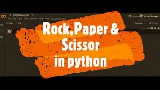 Ipywidgets Python | rock,paper and scissors in python