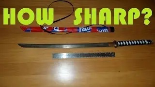 How Sharp is a Katana?