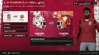 ACC TOP 20 SHOWDOWN: #9 Stanford (5-1) vs #19 Clemson (4-2) | Full Game Broadcast