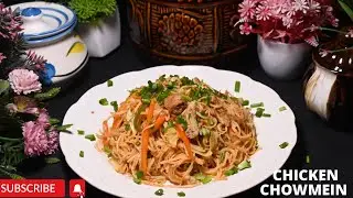 chicken chowmein || how to make chicken chowmein || chicken & vegetable mixed chowmein ||