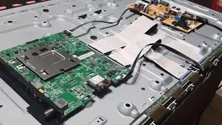 SAMSUNG UA43NU7100G — Black Half Screen Repair | RECOND Tech