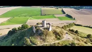 Der Desenberg bei Warburg (genehmigten Flug)