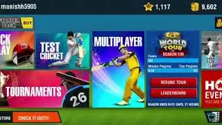 1 vs 1 Online rivalry in Wcc2 World Cricket Championship I took hat-rick in Wcc2