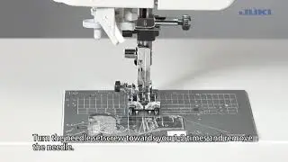 HZL-NX7 JUKI - Replacing the Needle