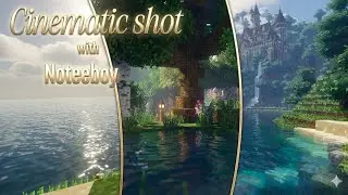 Minecraft Outstanding Unbelievable cinematic shot on island | kappa shadder | Noteeboy | #noteeboy 