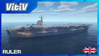 HMS Ruler (D72) - Ruler-class Escort Carrier - Minecraft