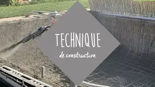 Étapes de construction d'une piscine en béton projeté Diffazur