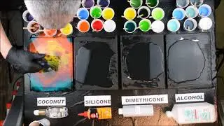 Comparing Silicone, Coconut Serum, Alcohol & Dimethicone For Cell Creation 33-Colors - artbythelake
