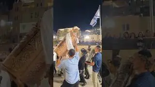 Second Hakafot after the Simchat Torah holiday at the Western Wall in Jerusalem, Israel 2025