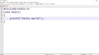 Write & run C programs in notepad++