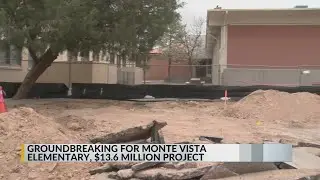 Groundbreaking ceremony held for Monte Vista Elementary project