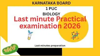 PUC 1 KARNATAKA BOARD BIOLOGY PRACTICE EXAMINATION QUESTION PAPER PATTERN DISCUSSION 
