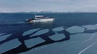 Experiencing  the Arctic silence with Volvo Penta&rsquo;s hybrid-electric solution