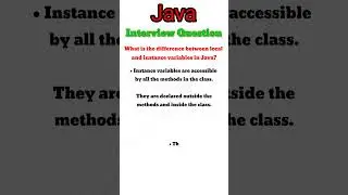 What is the difference between local and instance variables in Java?