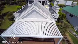 Modern Bioclimatic Outdoor Aluminum Pergola Louvered Waterproof Roof Motorized Garden Terrace Modern