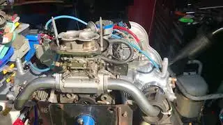 Brian's Panhard PL17 L1 Tigre engine - day four - warming up (slo-mo)